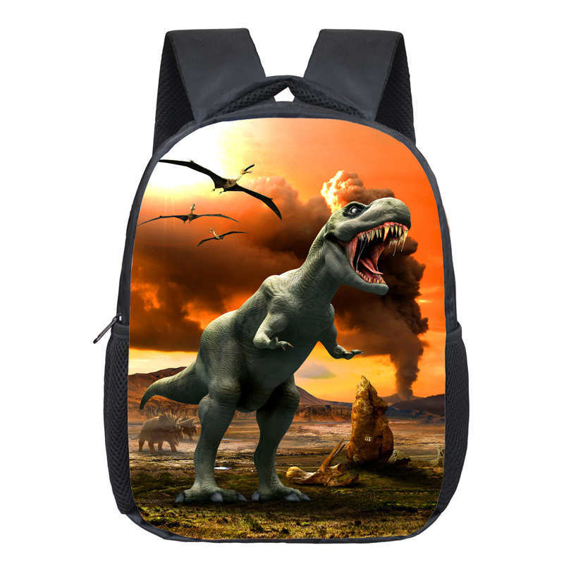 Kids' Cartoon Dinosaur Backpack – Perfect for Back to School