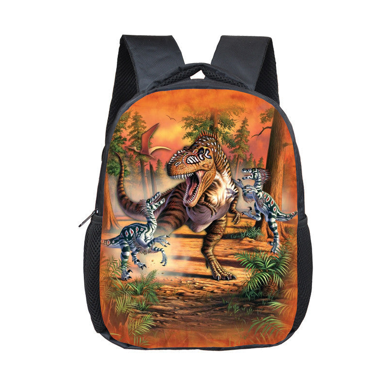 Kids' Cartoon Dinosaur Backpack – Perfect for Back to School