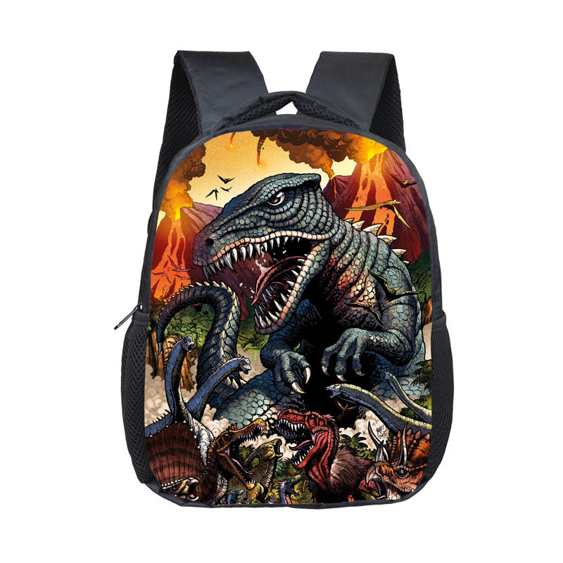Kids' Cartoon Dinosaur Backpack – Perfect for Back to School