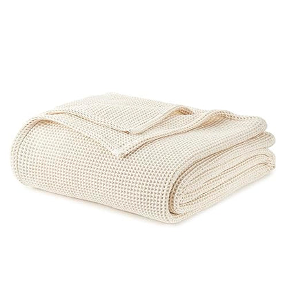 The Organic Waffle Knit Blanket