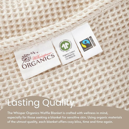 The Organic Waffle Knit Blanket