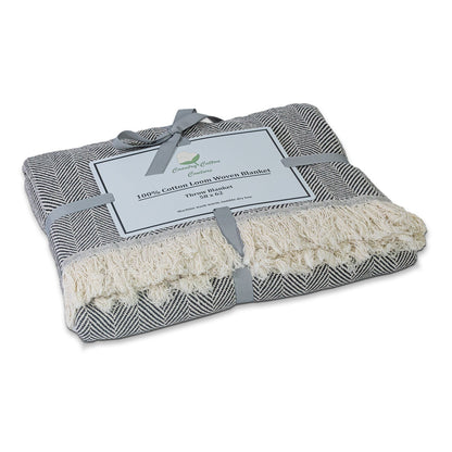 The Patterned Cotton Throw