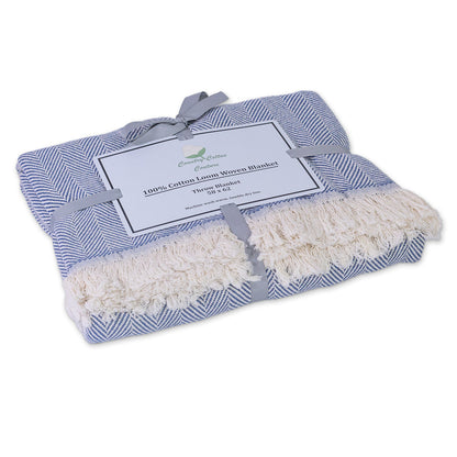 The Patterned Cotton Throw