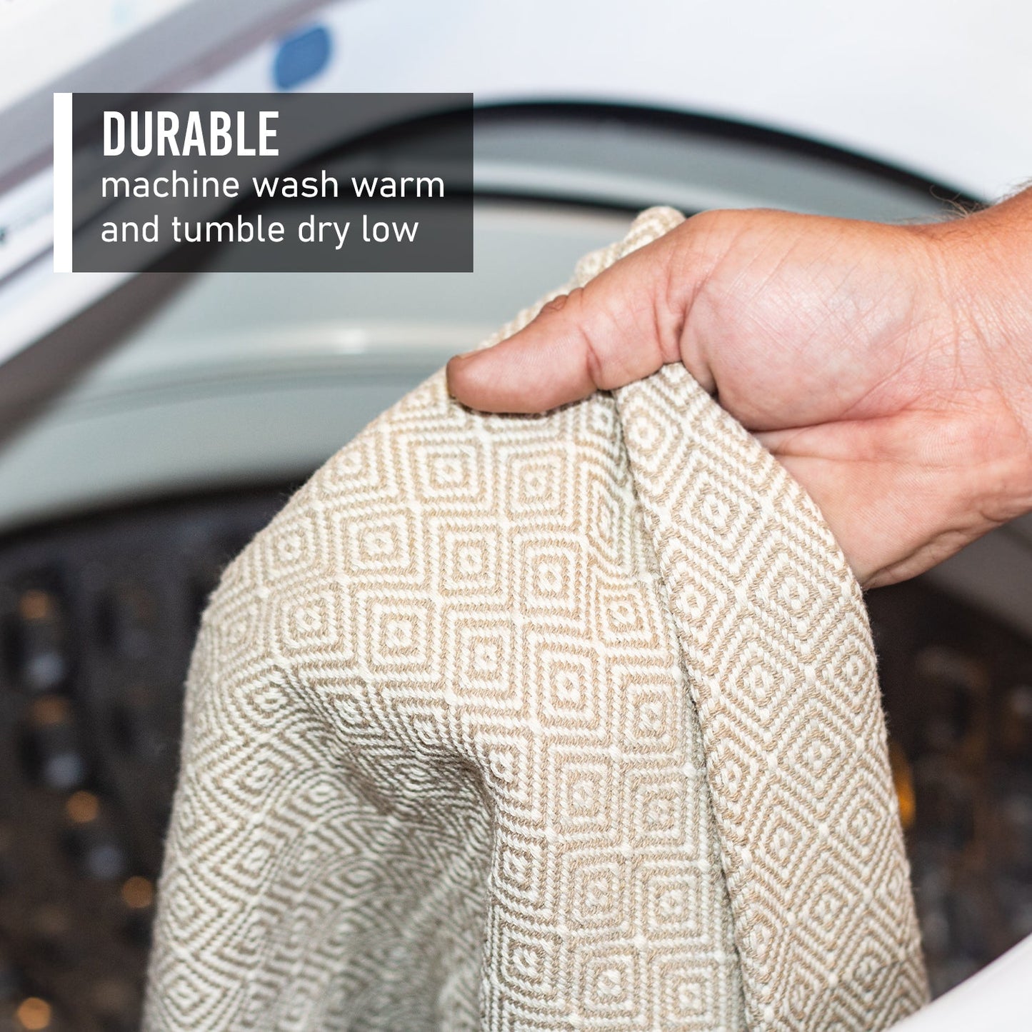 The Patterned Cotton Throw
