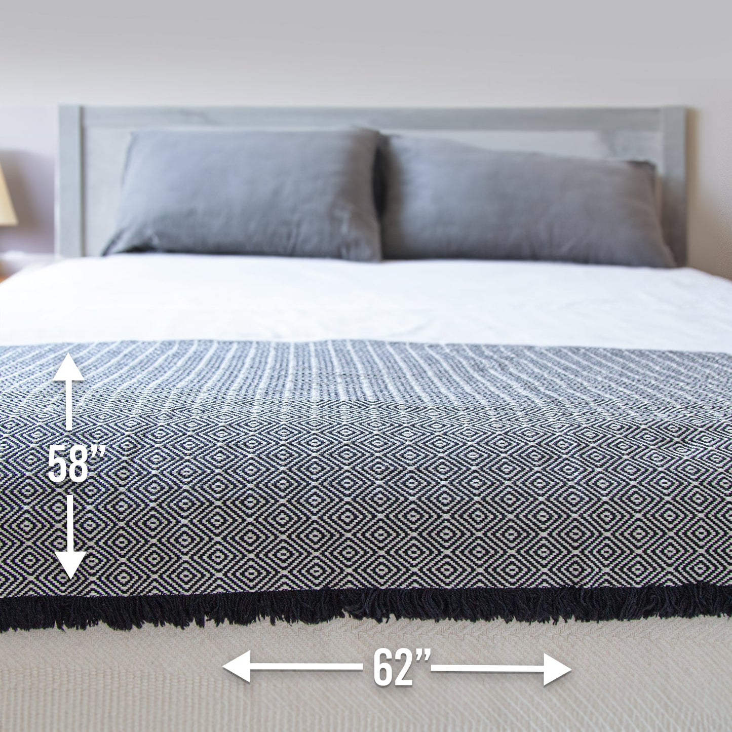 The Patterned Cotton Throw