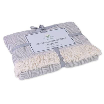 The Patterned Cotton Throw