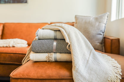 The Patterned Cotton Throw