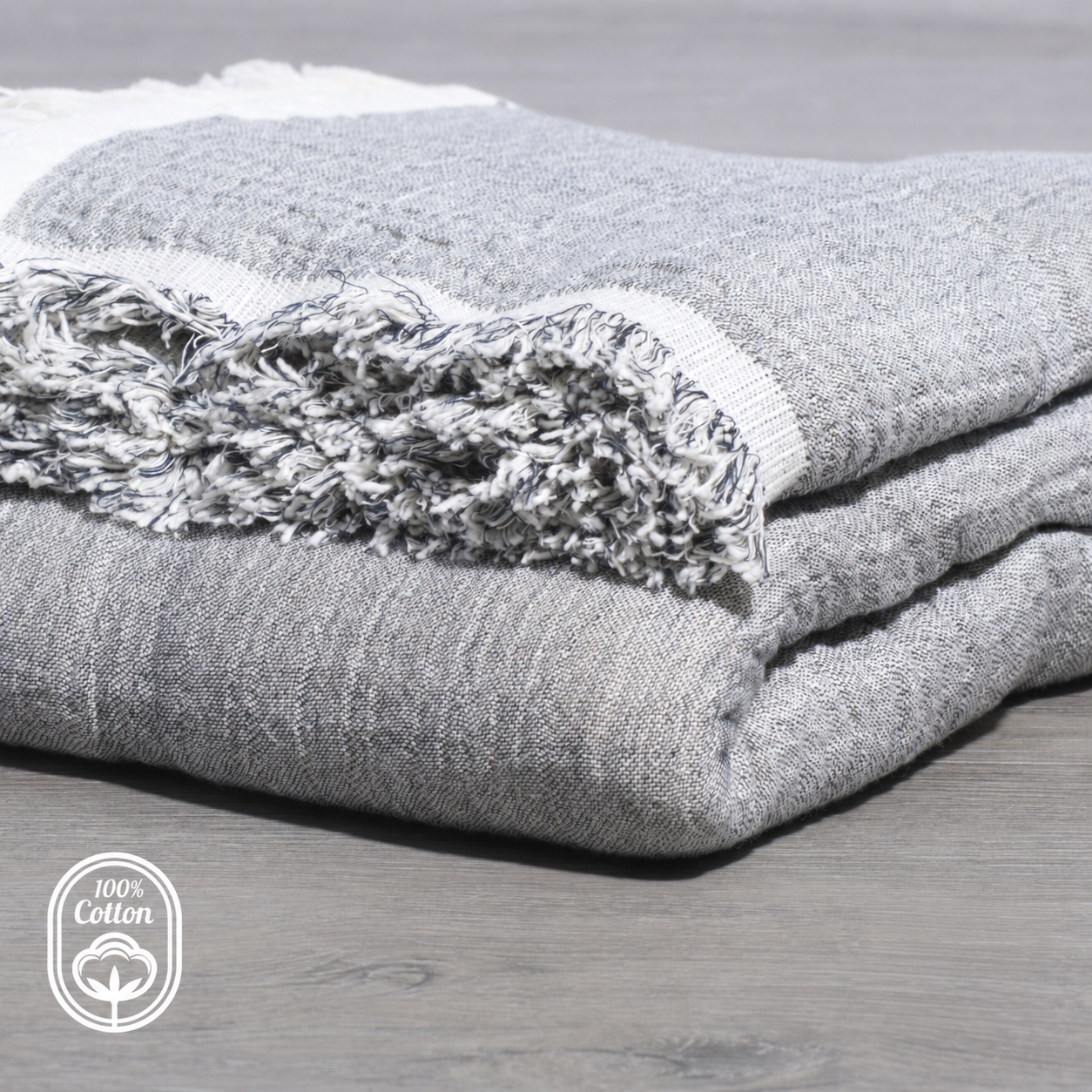The Reversible Muslin Throw