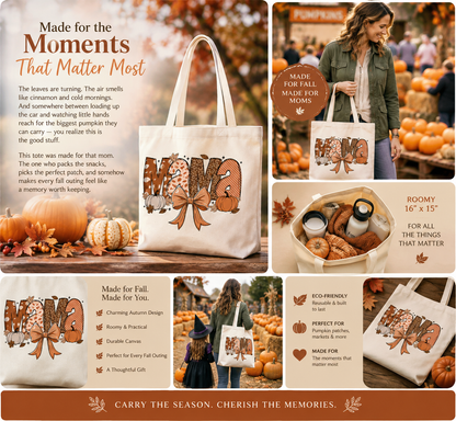 Mom's Pumpkin Patch Tote