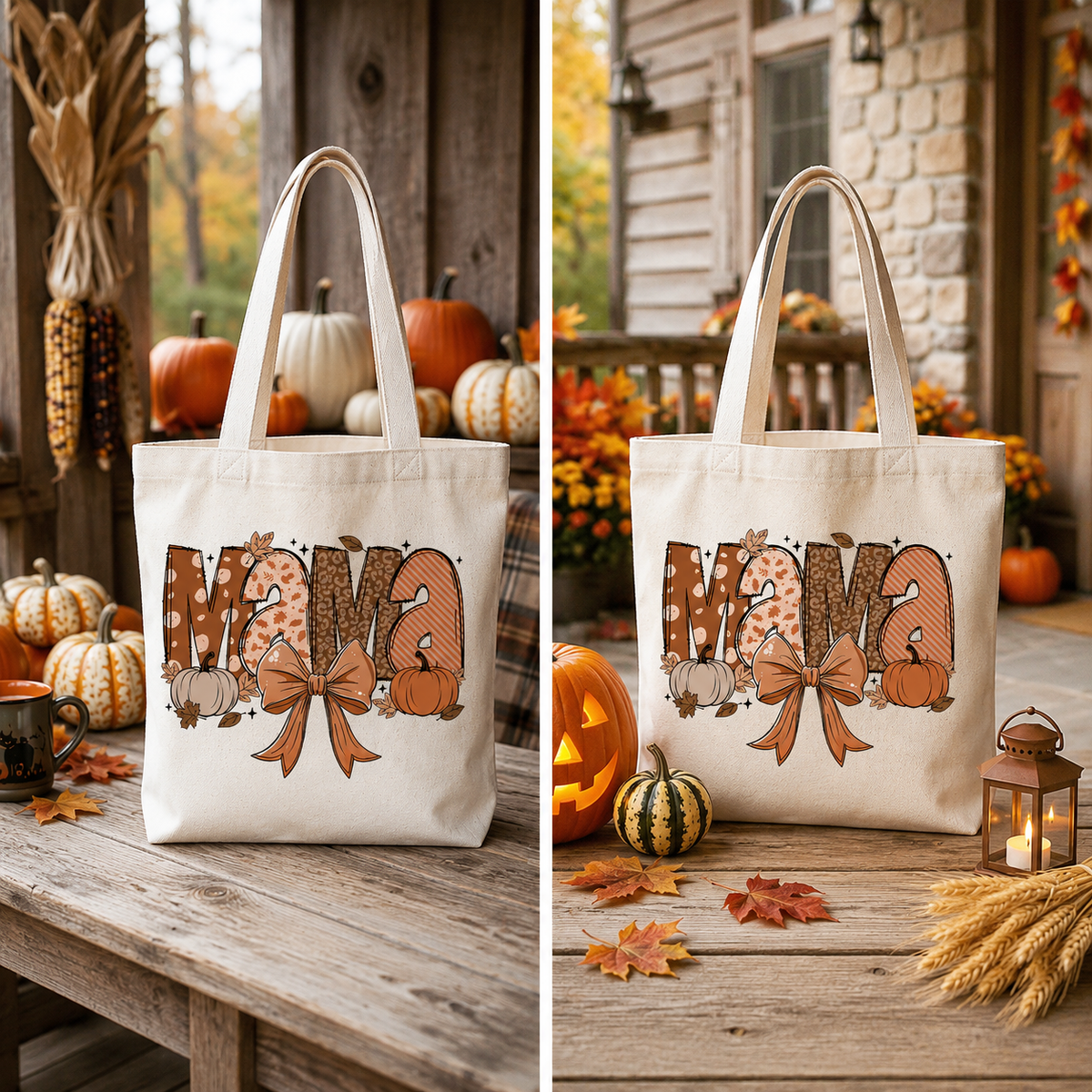 Mom's Pumpkin Patch Tote