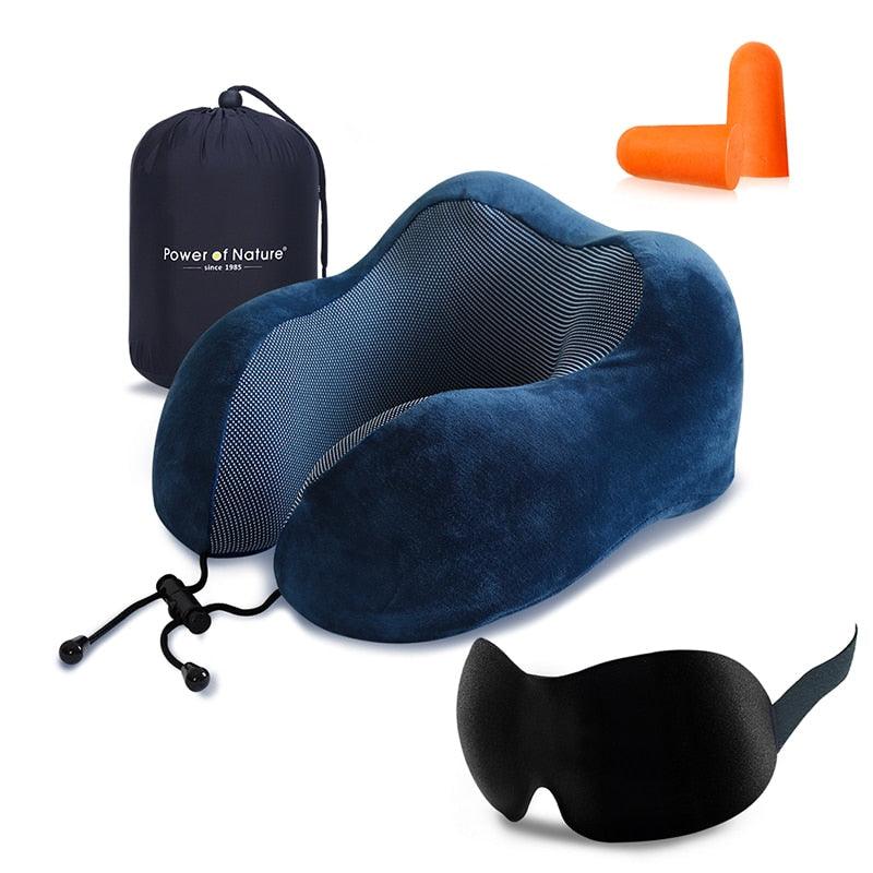 U-Shaped Memory Foam Neck and Travel Pillow