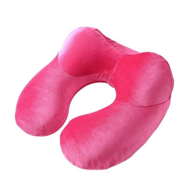 Soft Cotton U-Shaped Neck Pillow